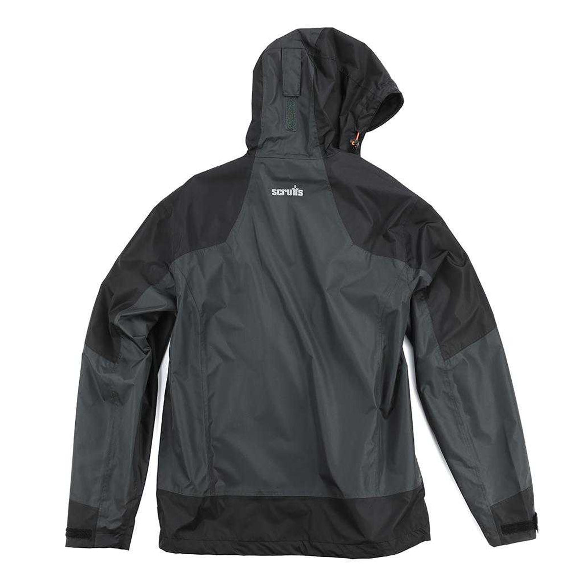 Black - Back - Scruffs Mens Technical Waterproof Jacket