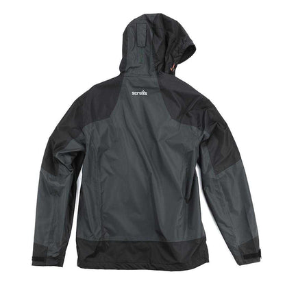 Black - Back - Scruffs Mens Technical Waterproof Jacket