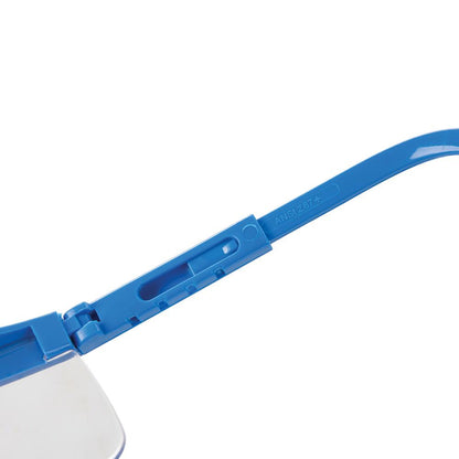 Clear-Blue - Side - Silverline Unisex Adult Adjustable Safety Glasses