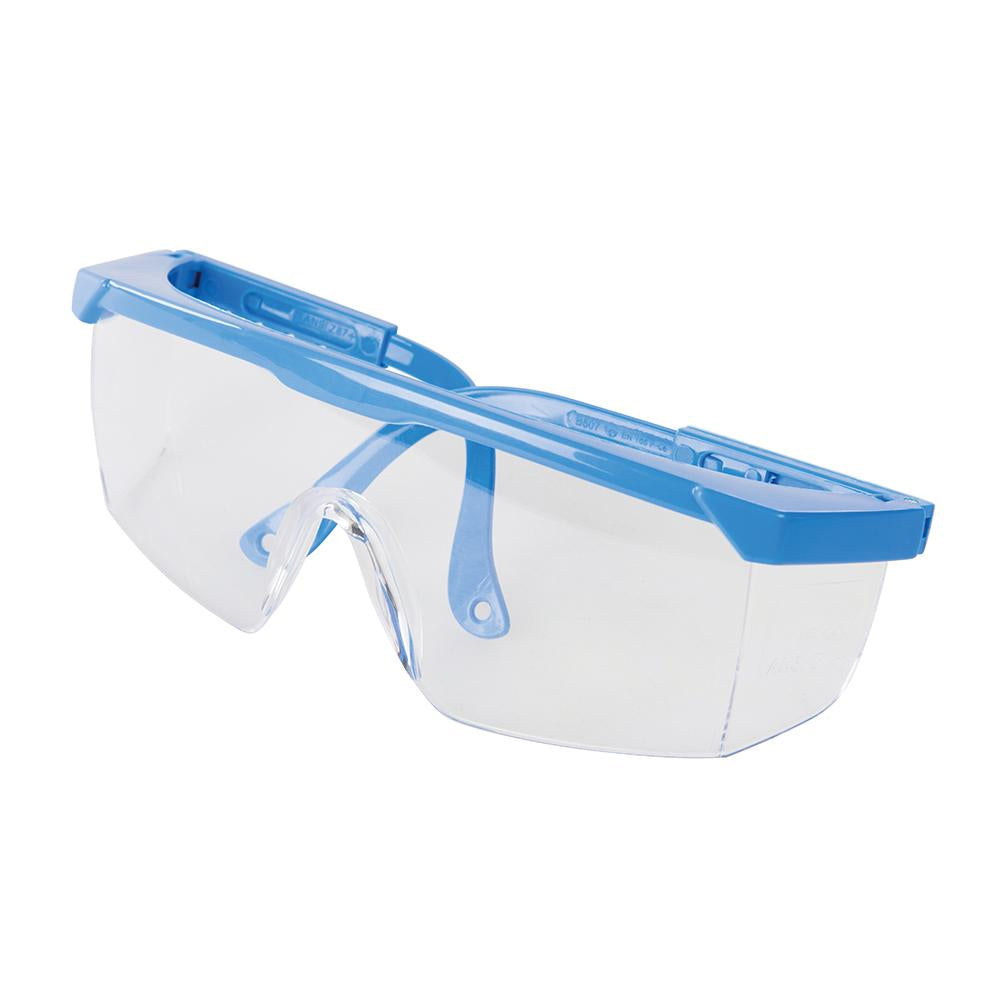 Clear-Blue - Back - Silverline Unisex Adult Adjustable Safety Glasses
