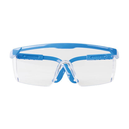 Clear-Blue - Front - Silverline Unisex Adult Adjustable Safety Glasses