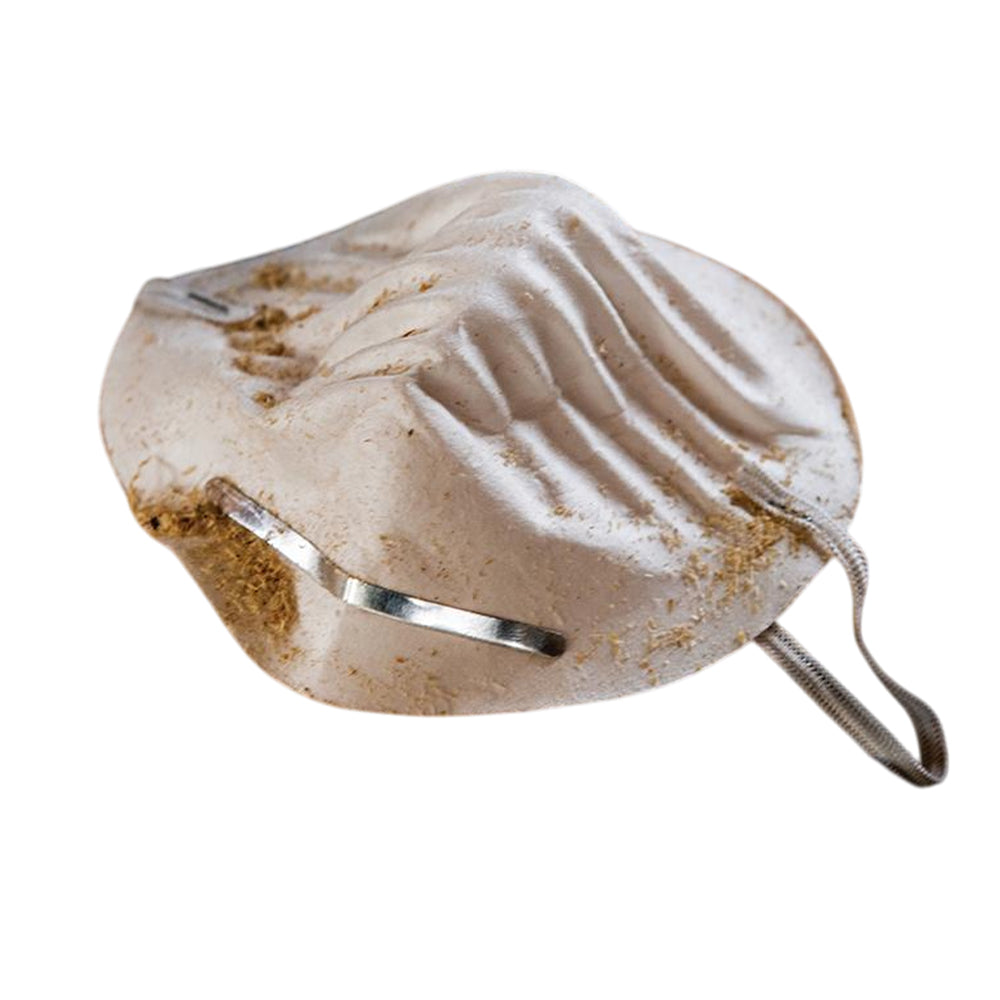 White - Back - Silverline Comfort Dust Mask (Pack of 50)