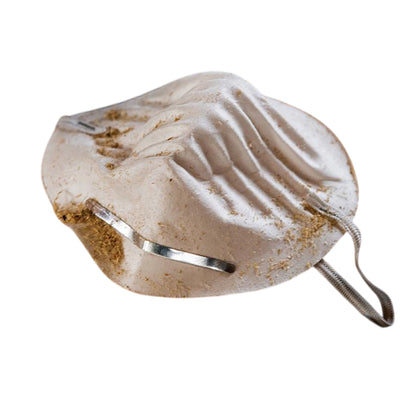 White - Back - Silverline Comfort Dust Mask (Pack of 50)