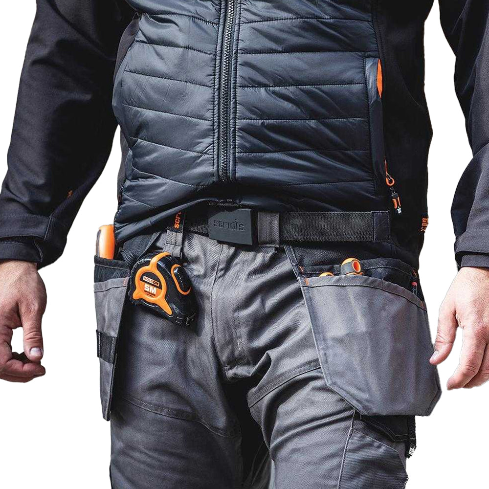 Black - Back - Scruffs Trade Stretch Belt