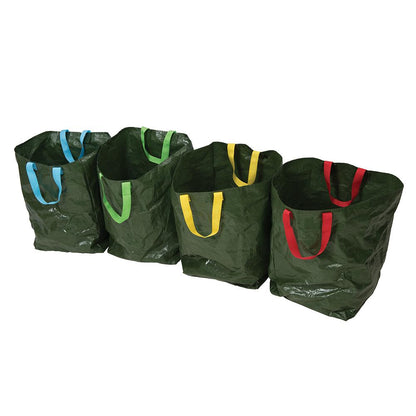Green - Front - Silverline Recycling Bags (Pack of 4)
