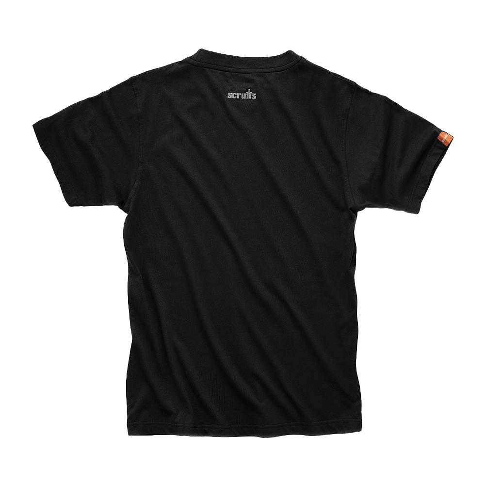 Black - Back - Scruffs Mens Eco-Worker T-Shirt
