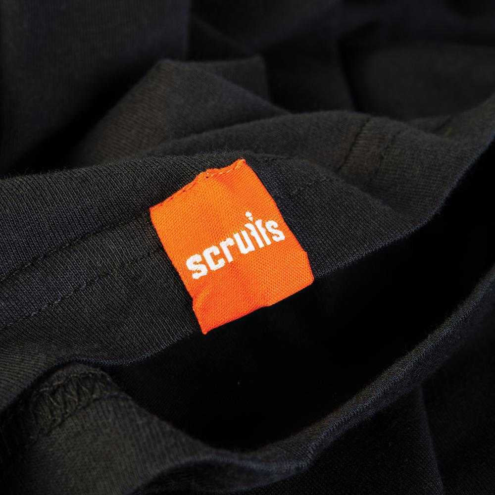 Black - Side - Scruffs Mens Eco-Worker T-Shirt