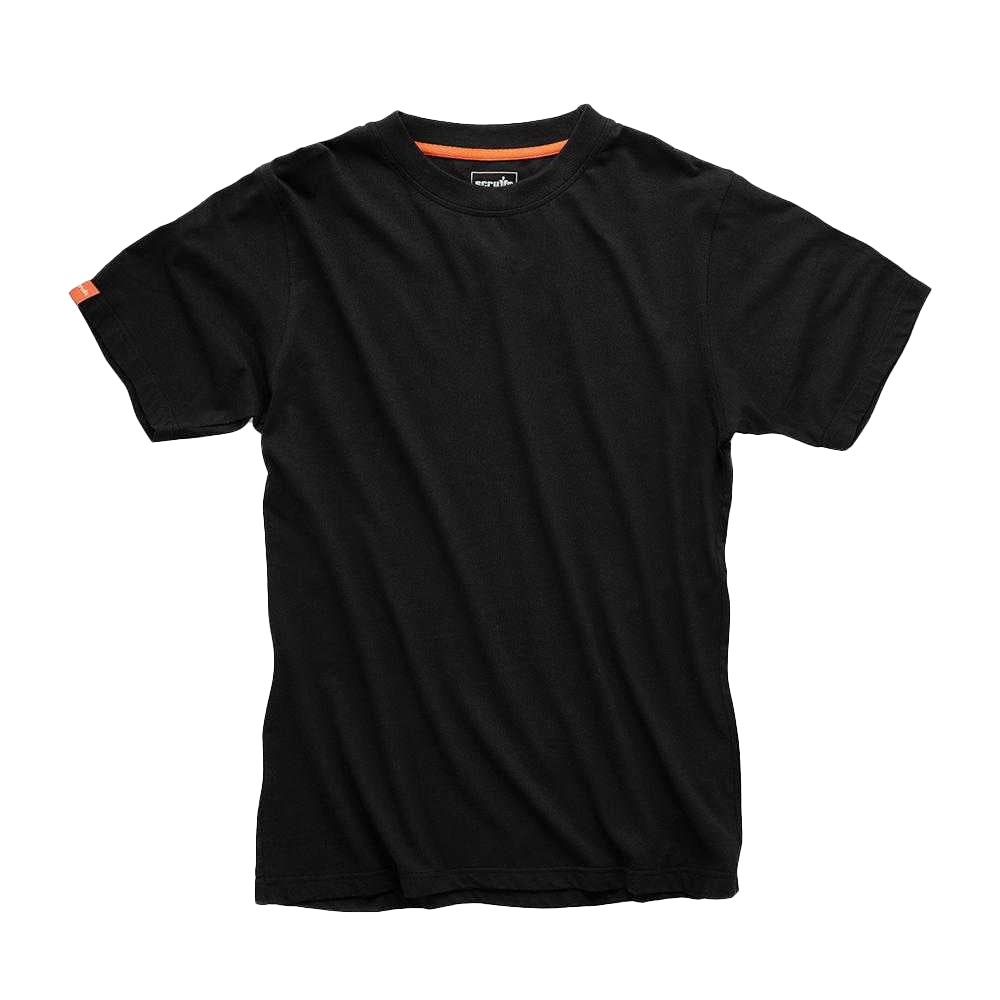 Black - Front - Scruffs Mens Eco-Worker T-Shirt