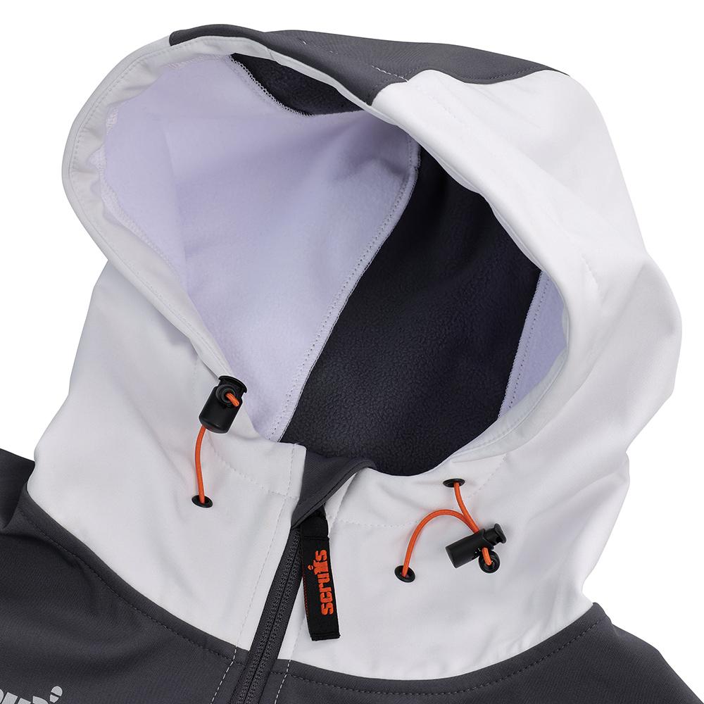 White-Graphite - Lifestyle - Scruffs Unisex Adult Soft Shell Jacket