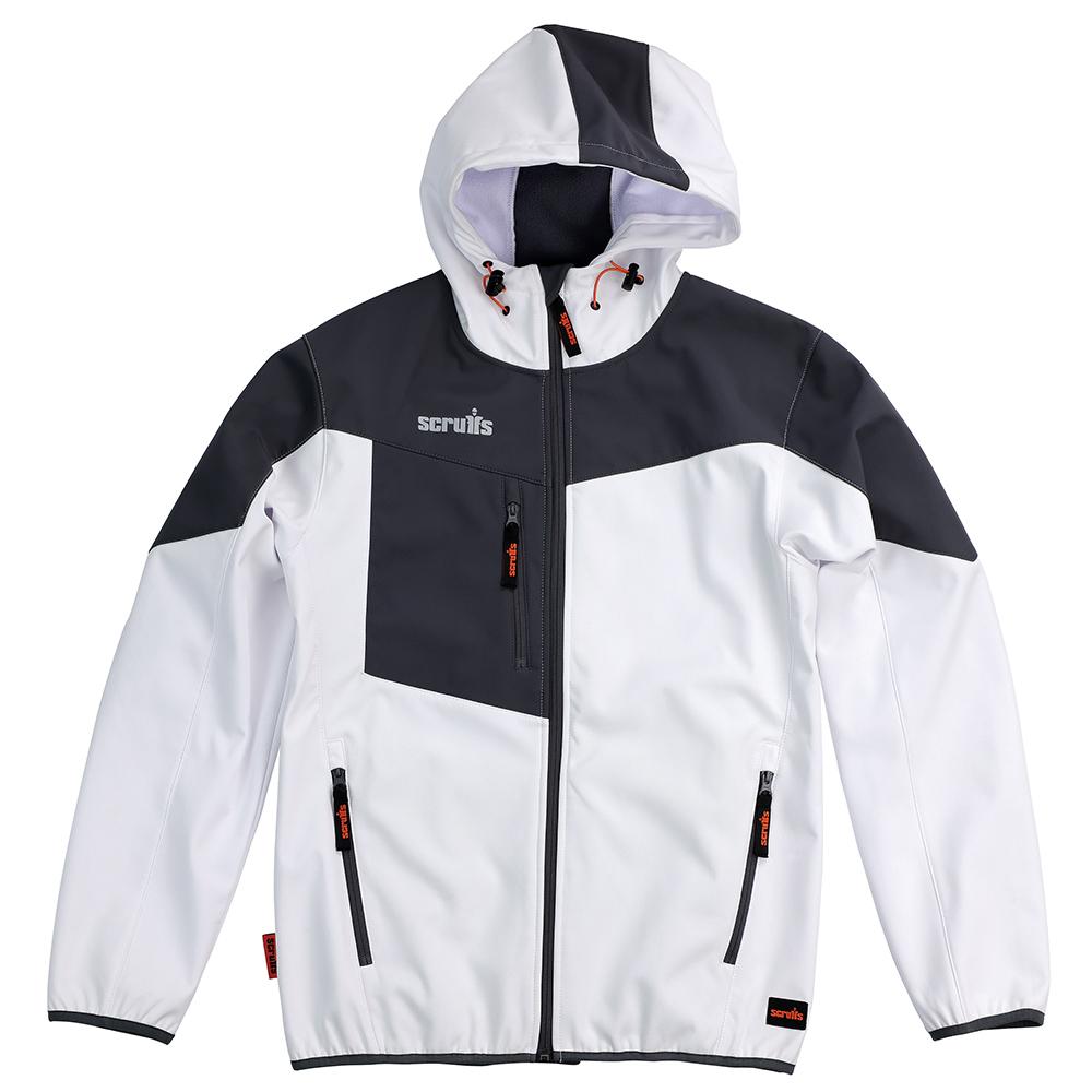 White-Graphite - Front - Scruffs Unisex Adult Soft Shell Jacket