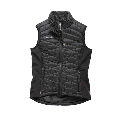 Black - Front - Scruffs Womens-Ladies Trade Body Warmer