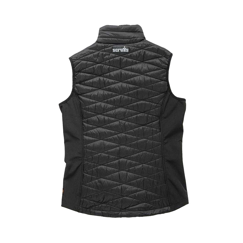 Black - Back - Scruffs Womens-Ladies Trade Body Warmer