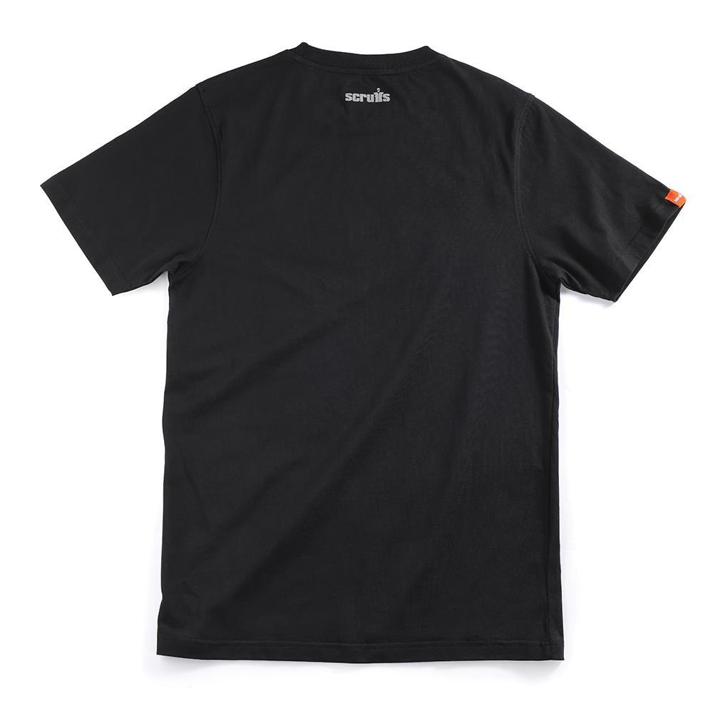 Black - Back - Scruffs Mens Graphic T-Shirt
