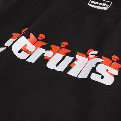 Black - Close up - Scruffs Mens Graphic T-Shirt