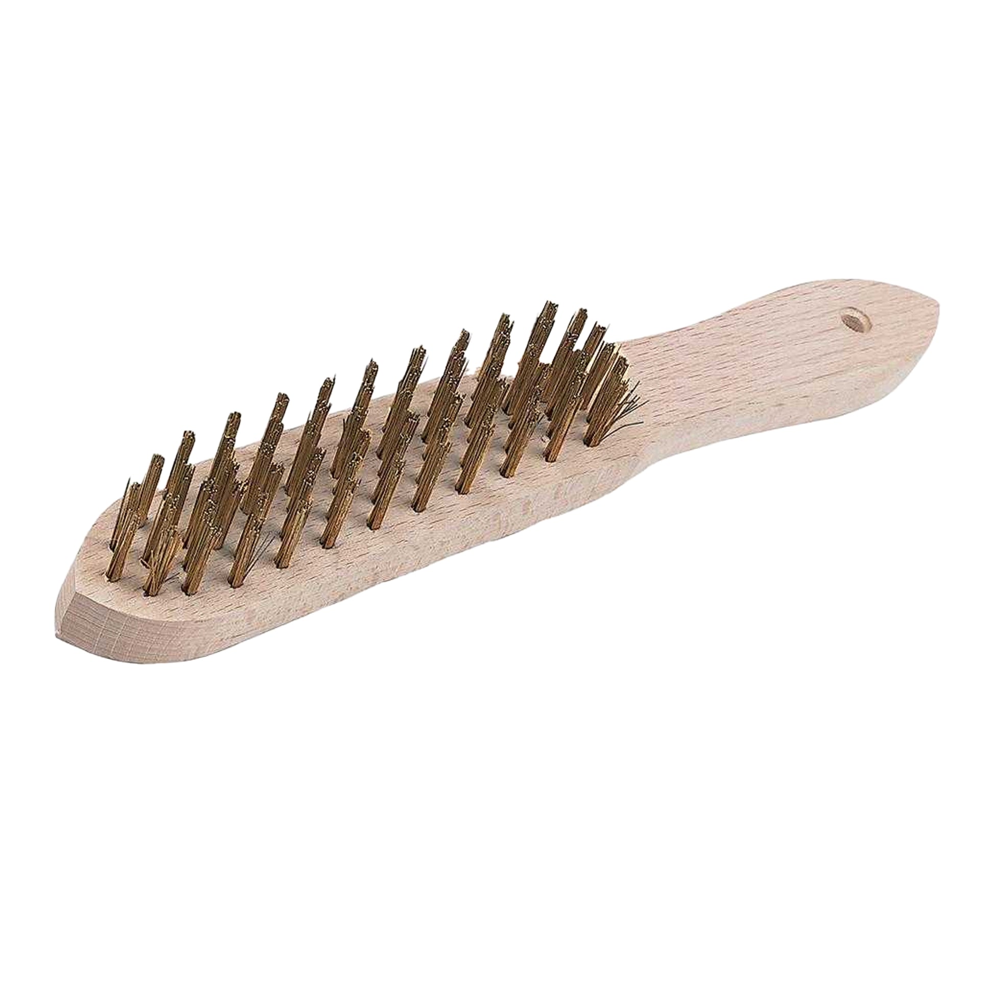 Brown - Front - Silverline Brass Brush