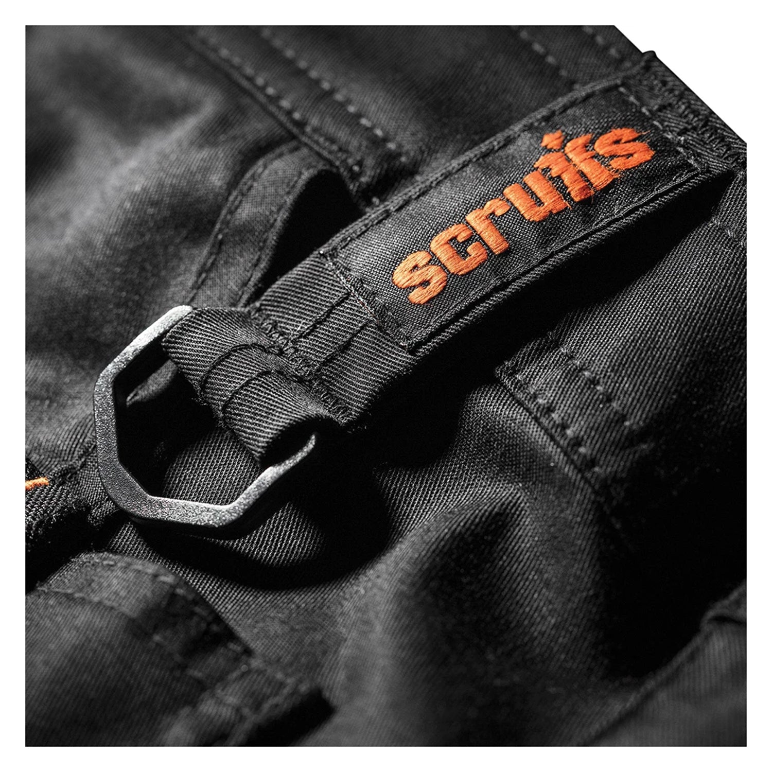 Black - Side - Scruffs Mens Trade Flex Work Trousers