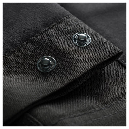 Black - Side - Scruffs Mens Pro Flex Plus Work Trousers