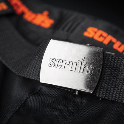 Black - Side - Scruffs Mens Pro Flex Work Trousers