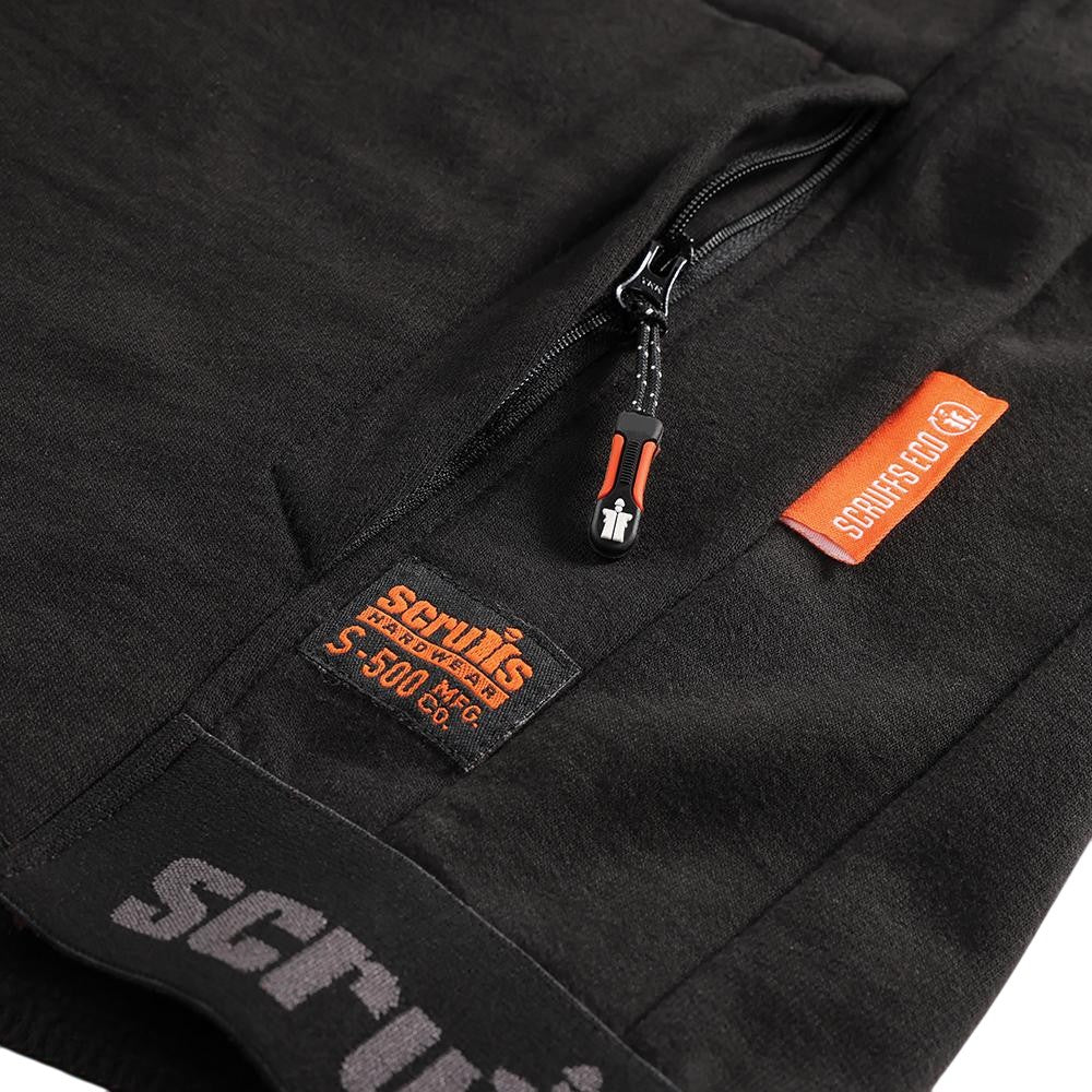 Black - Lifestyle - Scruffs Mens Tech Logo Hoodie
