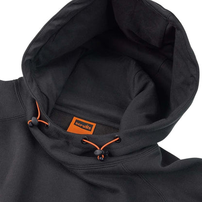 Black - Side - Scruffs Mens Tamworth Logo Hoodie