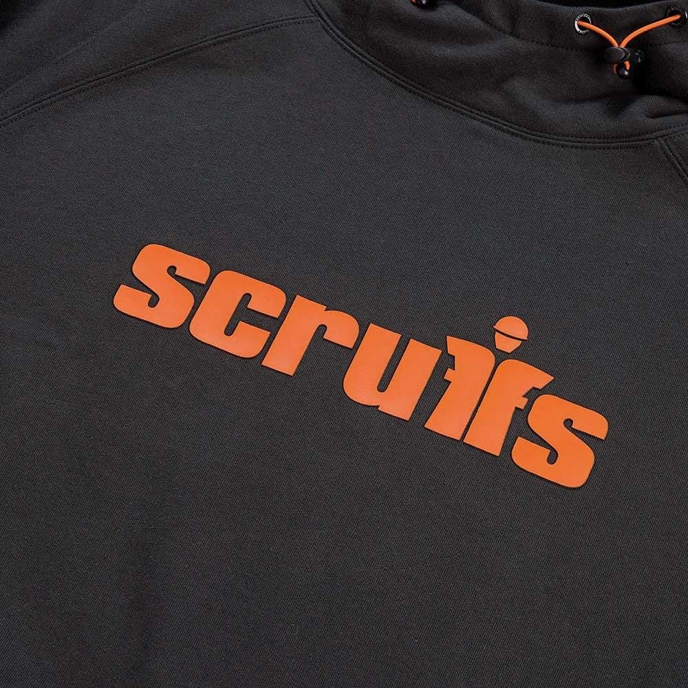 Black - Pack Shot - Scruffs Mens Tamworth Logo Hoodie