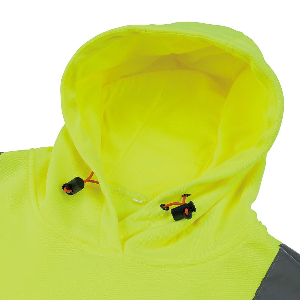 Yellow-Navy - Side - Scruffs Mens Hi-Vis Hoodie