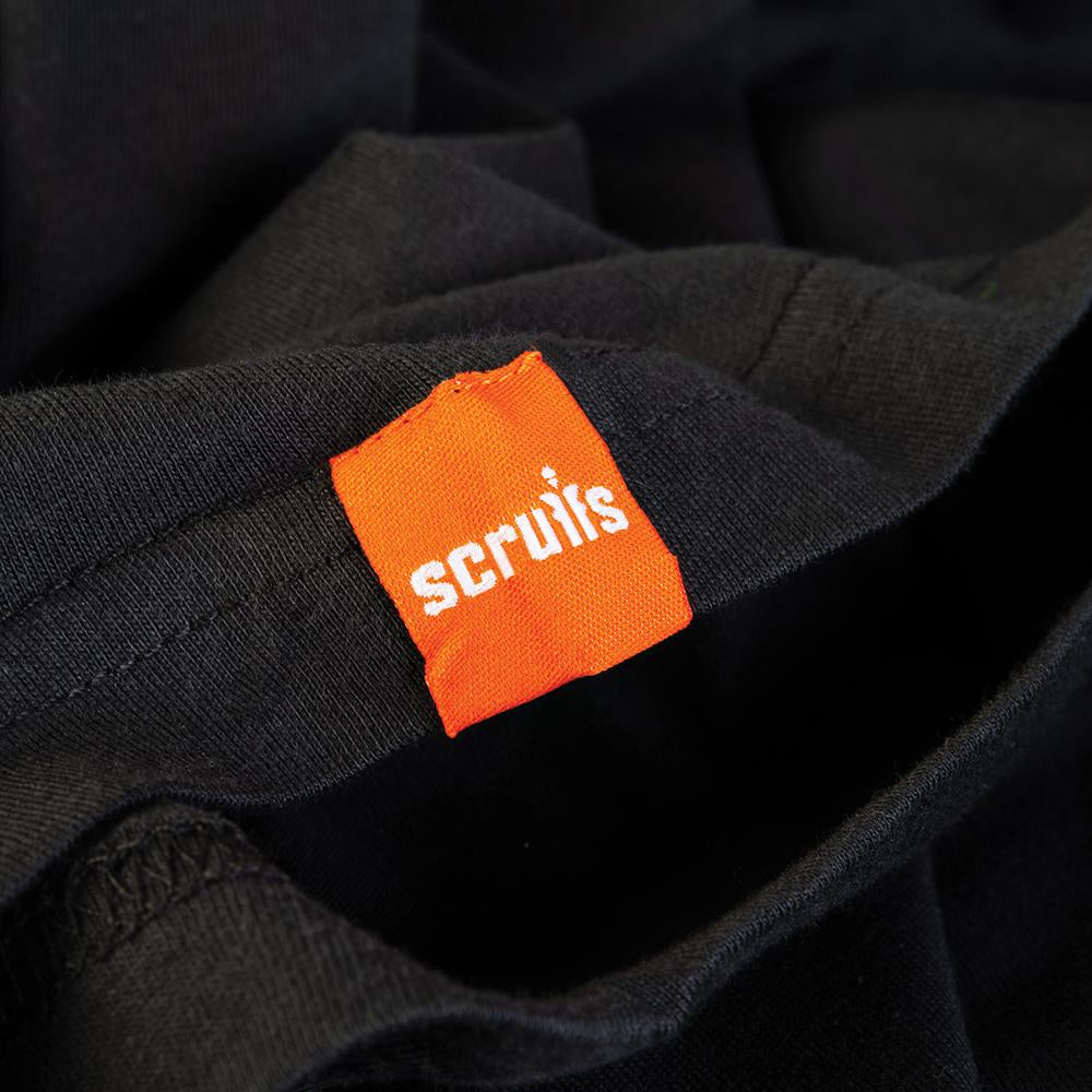 Black - Pack Shot - Scruffs Mens Eco-Worker T-Shirt