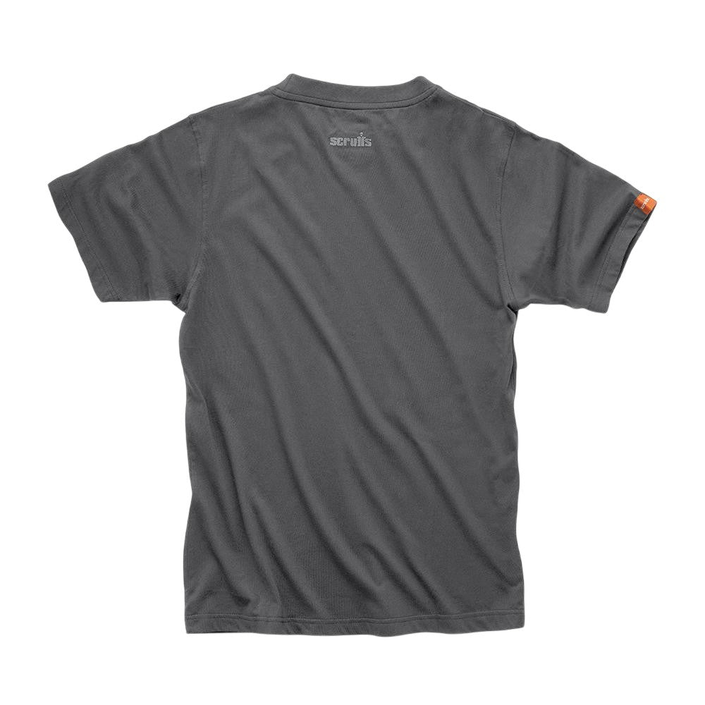 Graphite - Back - Scruffs Mens Eco-Worker T-Shirt