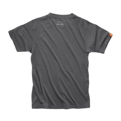 Graphite - Back - Scruffs Mens Eco-Worker T-Shirt