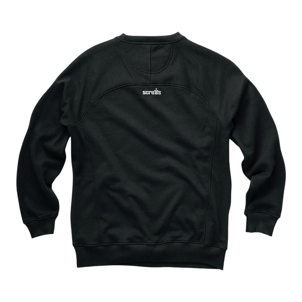 Black - Back - Scruffs Unisex Adult Eco-Worker Sweatshirt