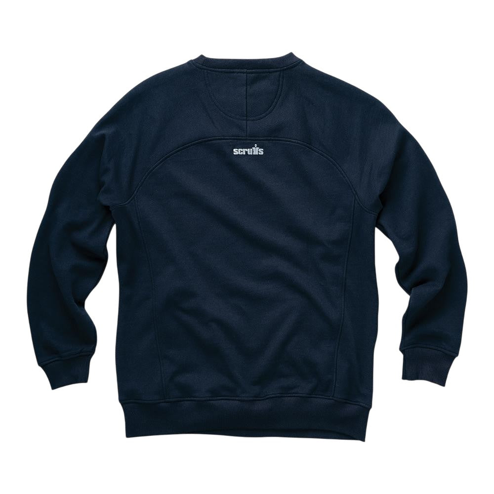Navy - Back - Scruffs Unisex Adult Eco-Worker Sweatshirt