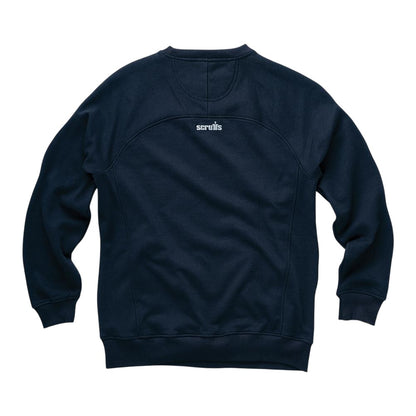 Navy - Back - Scruffs Unisex Adult Eco-Worker Sweatshirt