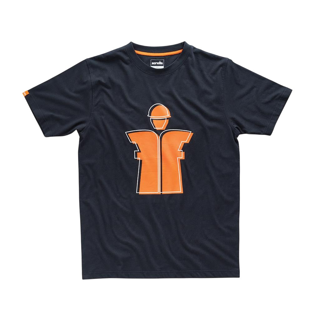 Black-Grey-Navy - Lifestyle - Scruffs Mens Houghton T-Shirt (Pack of 3)