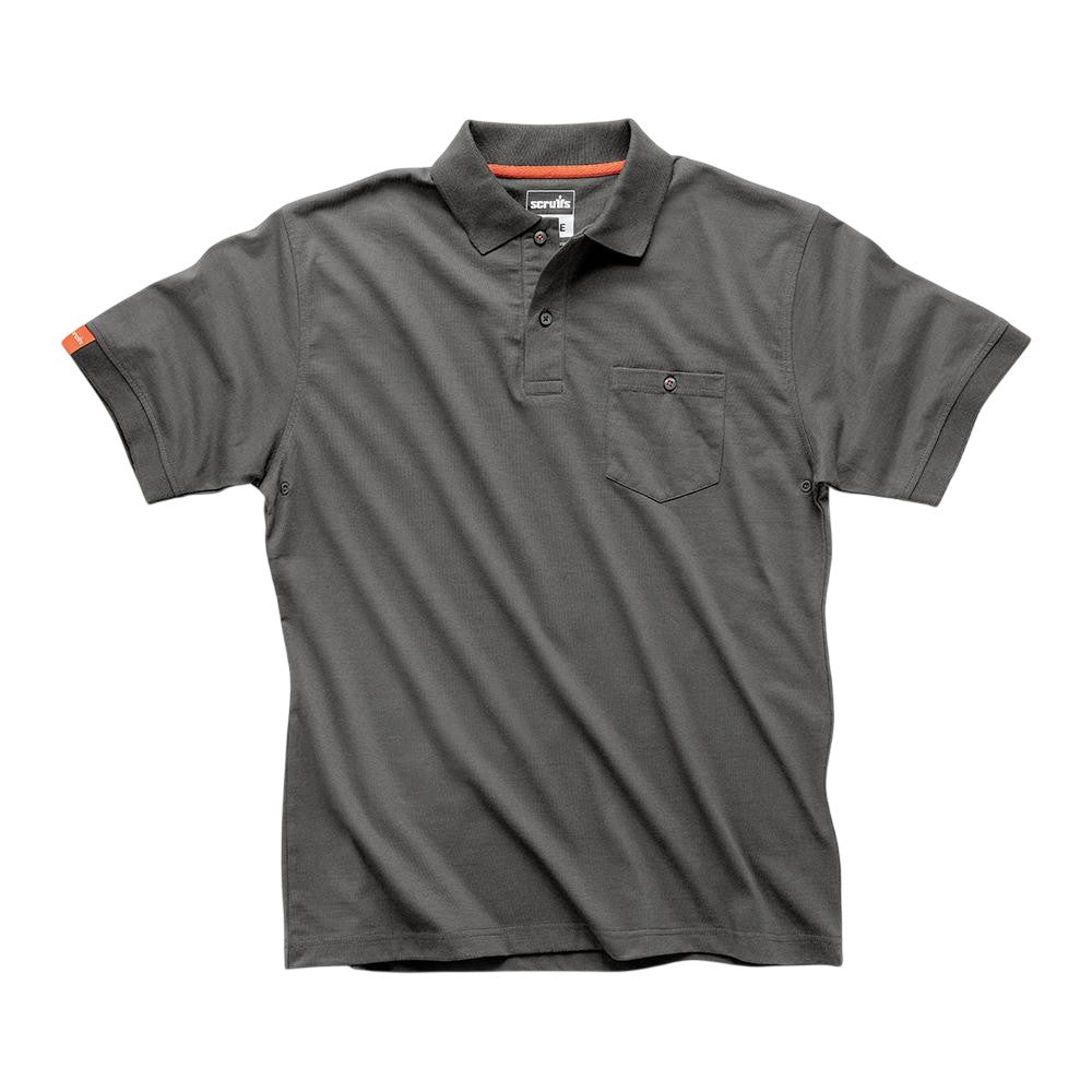 Graphite - Front - Scruffs Mens Eco-Worker Polo Shirt