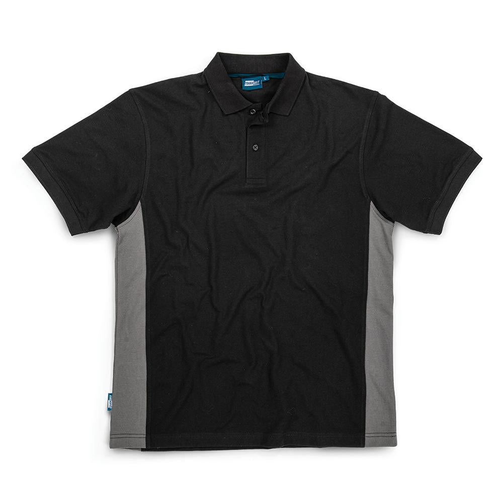 Black-Charcoal - Front - Scruffs Womens-Ladies Two Tone Polo Shirt