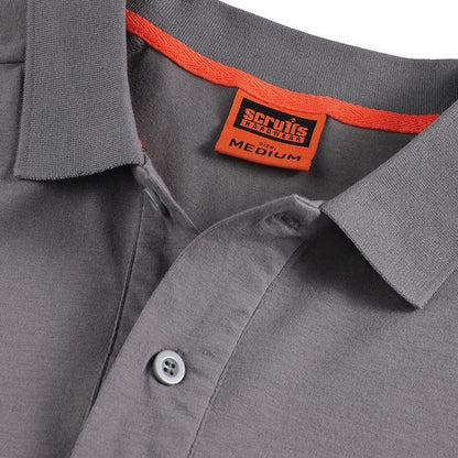 Graphite - Side - Scruffs Womens-Ladies Tech Polo Shirt