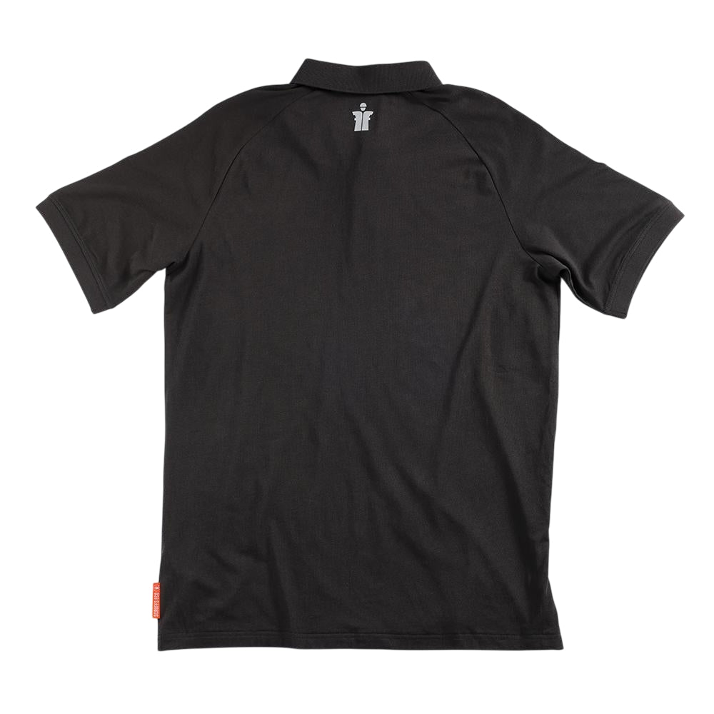 Black - Back - Scruffs Womens-Ladies Tech Polo Shirt