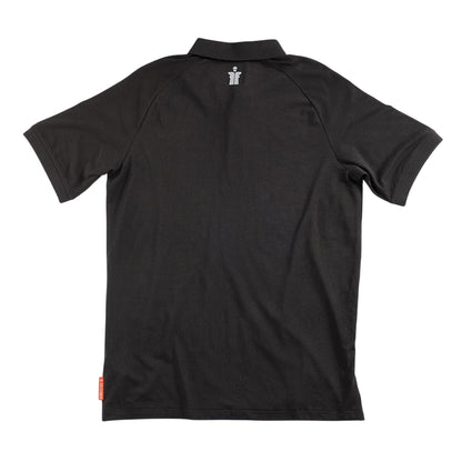 Black - Back - Scruffs Womens-Ladies Tech Polo Shirt