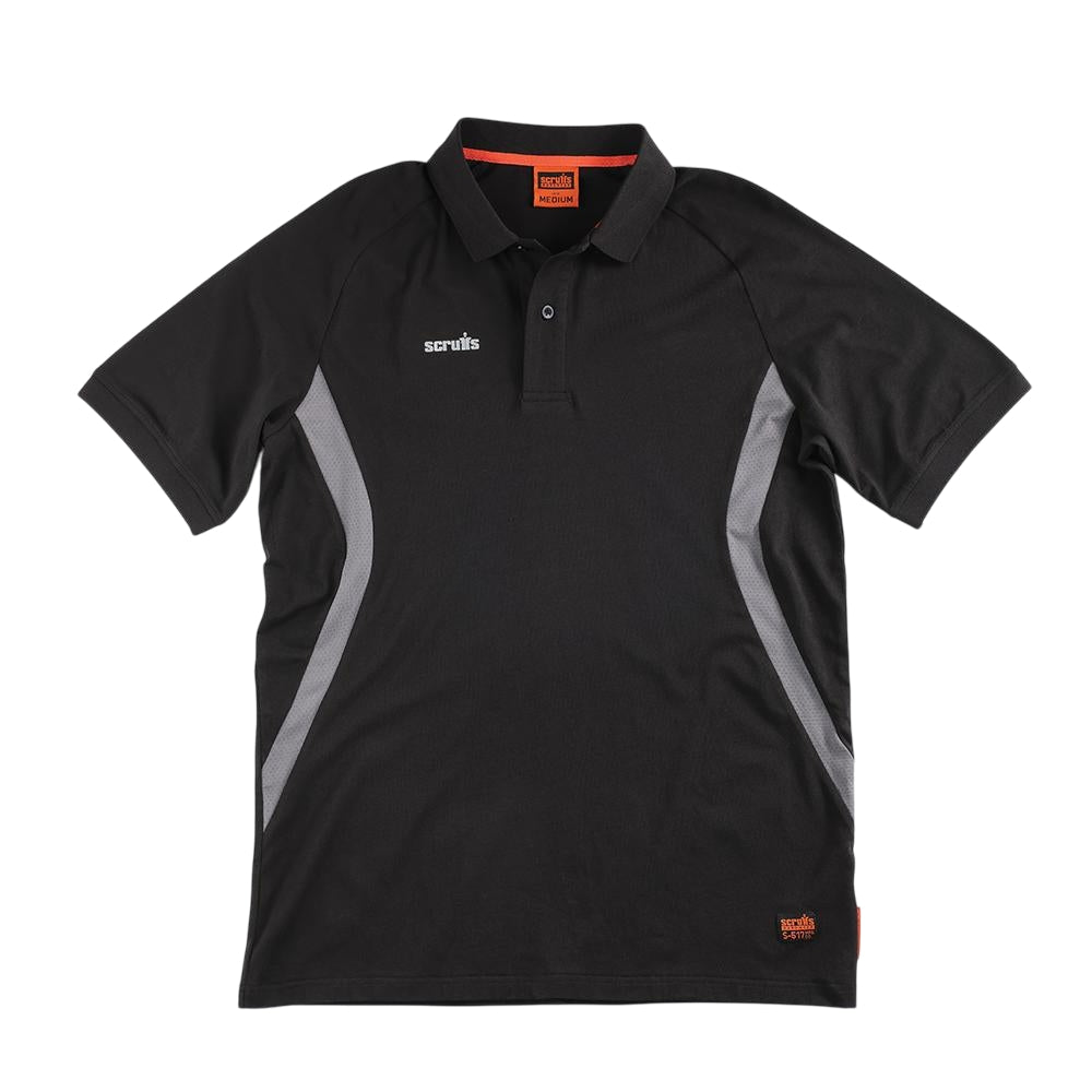 Black - Front - Scruffs Womens-Ladies Tech Polo Shirt