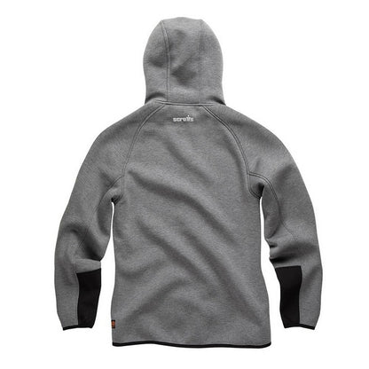 Charcoal - Back - Scruffs Mens Trade Air Layer Hoodie