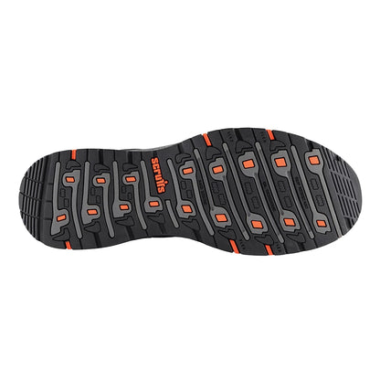 Black-Orange - Close up - Scruffs Mens Safety Trainers