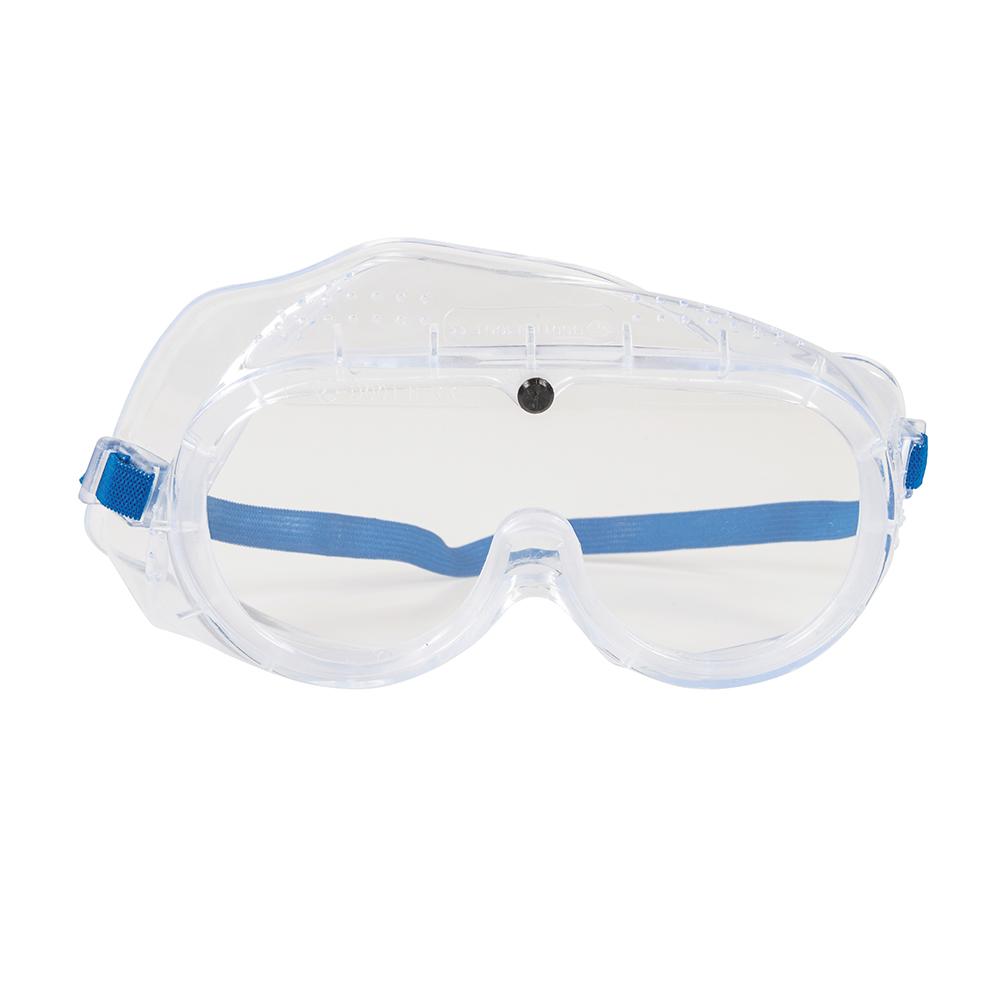 Clear - Back - Silverline Unisex Adult Direct Safety Goggles