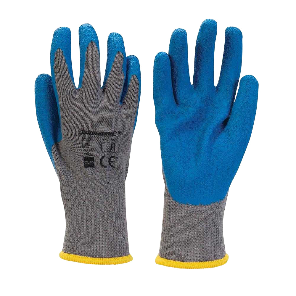 Blue-Grey - Side - Silverline Latex Gloves
