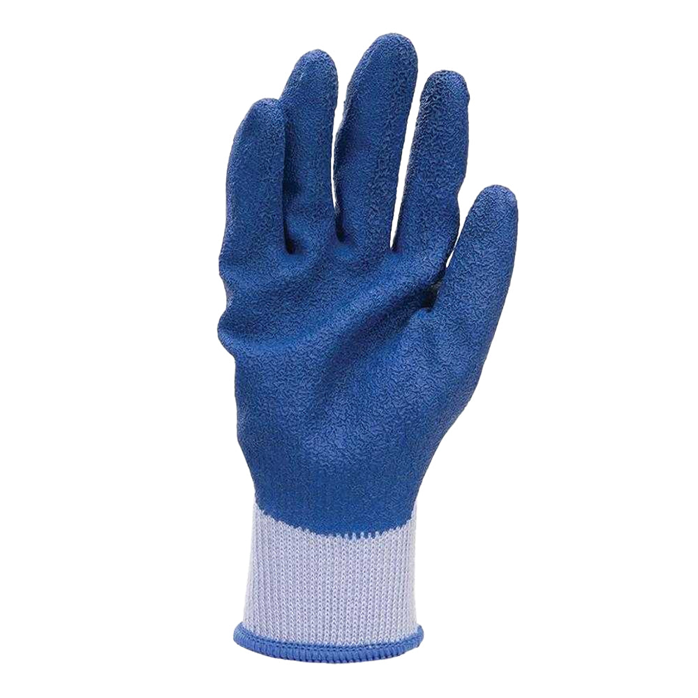 Blue-White - Back - Silverline Latex Gloves