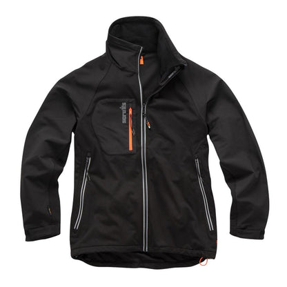 Black - Front - Scruffs Mens Trade Flex Jacket