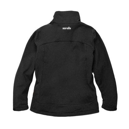 Black - Back - Silverline Womens-Ladies Trade Softshell Jacket