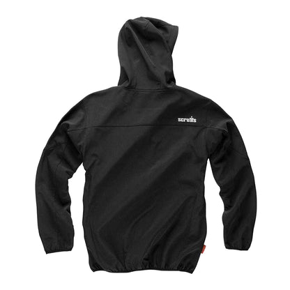 Black - Back - Scruffs Mens Softshell Jacket