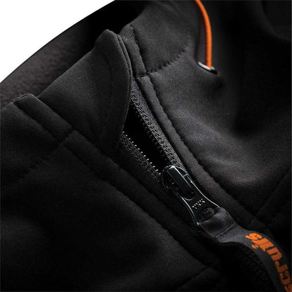 Black - Side - Scruffs Mens Softshell Jacket