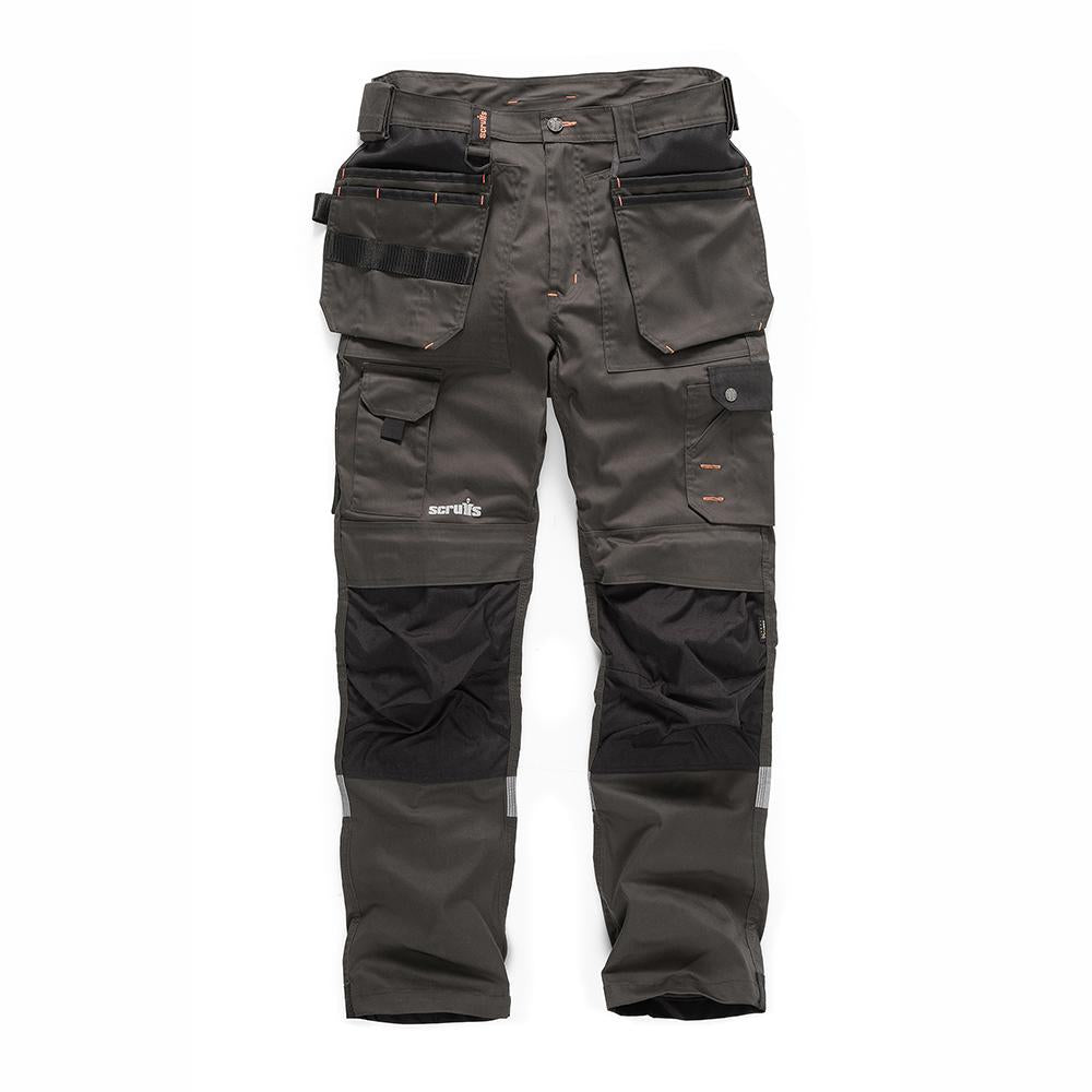Graphite - Front - Scruffs Mens Trade Stretch Work Trousers