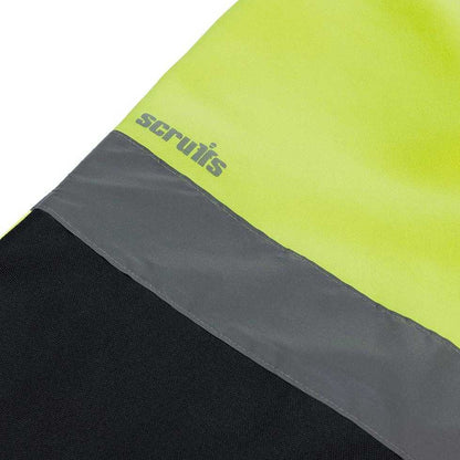 Yellow - Side - Scruffs Unisex Adult Hi-Vis Trousers